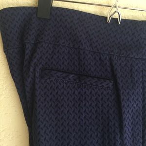 Blue Black Ankle Pants